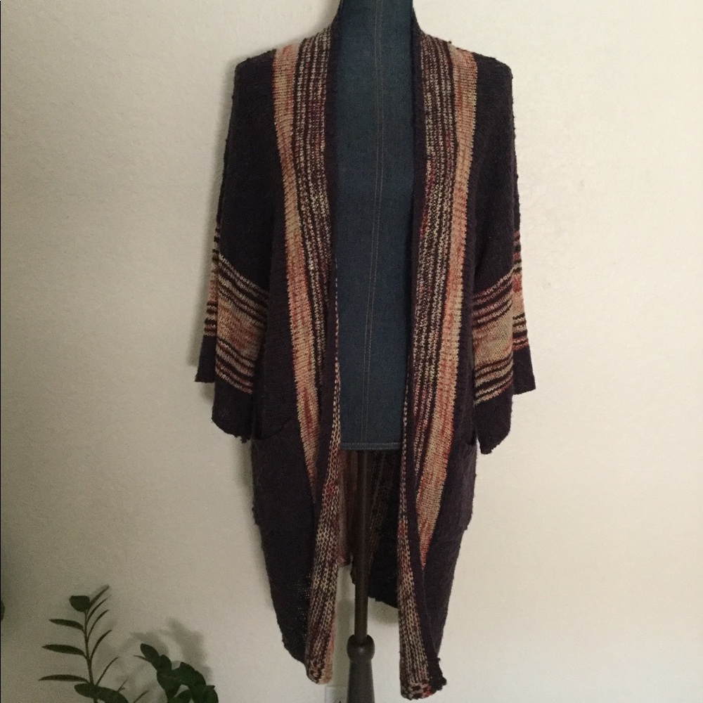 Easel Women’s Bohemian Long Knit Sweater